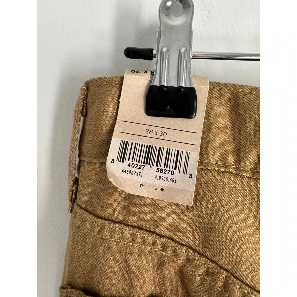 Levis Mens Brown Denim Pants Straight Leg 28x30 inseam: 29